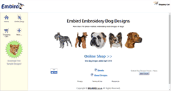 Desktop Screenshot of embirddogdesigns.eu